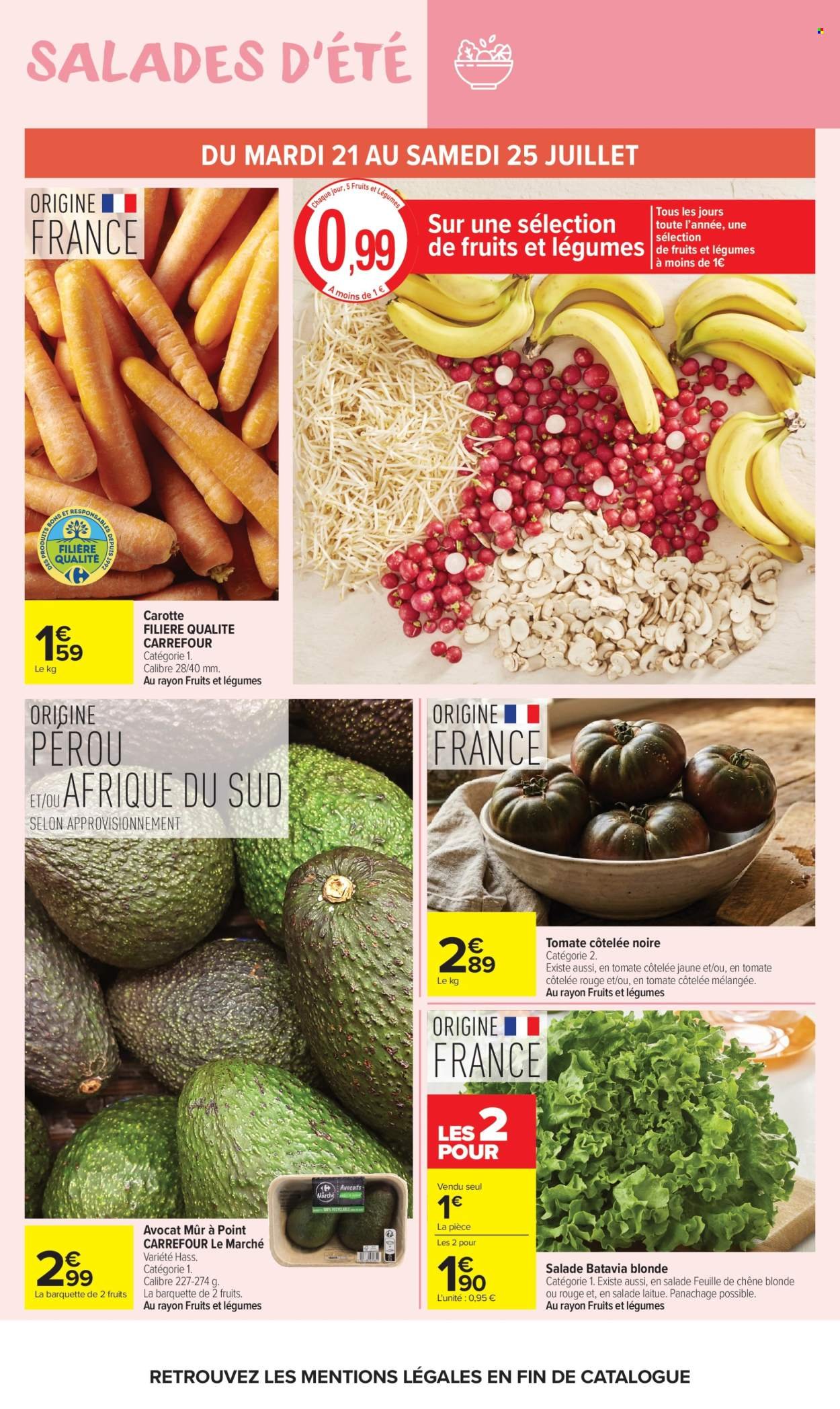 Catalogue CARREFOUR MARKET - SALADES D'ÉTÉ