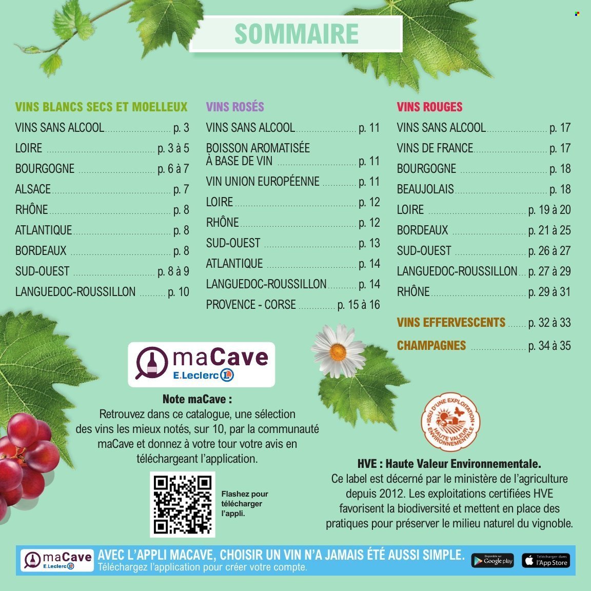 Catalogue E.LECLERC - Vins printemps