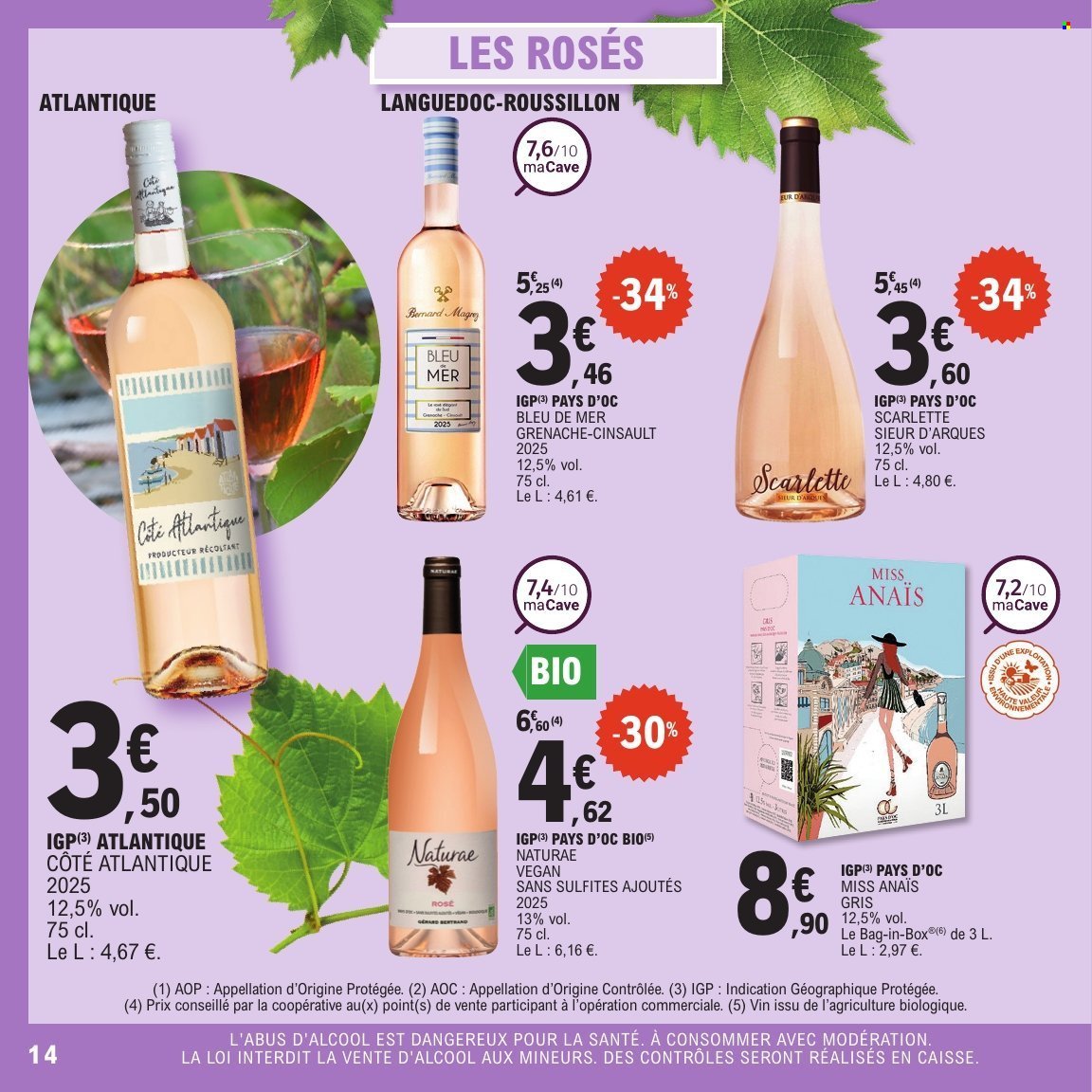 Catalogue E.LECLERC - Vins printemps (2026-04-14 - 2026-04-25)