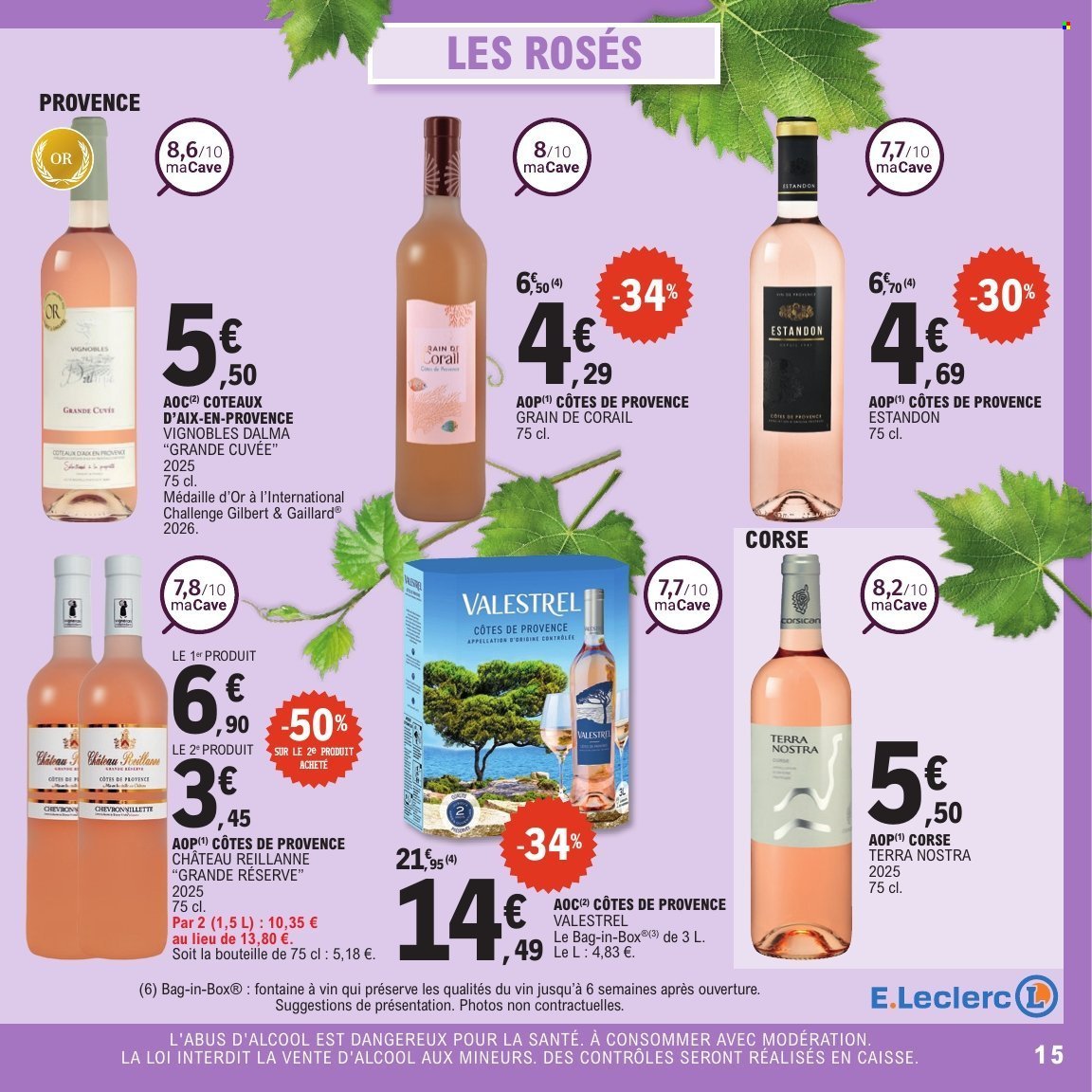 Catalogue E.LECLERC - Vins printemps (2026-04-14 - 2026-04-25)