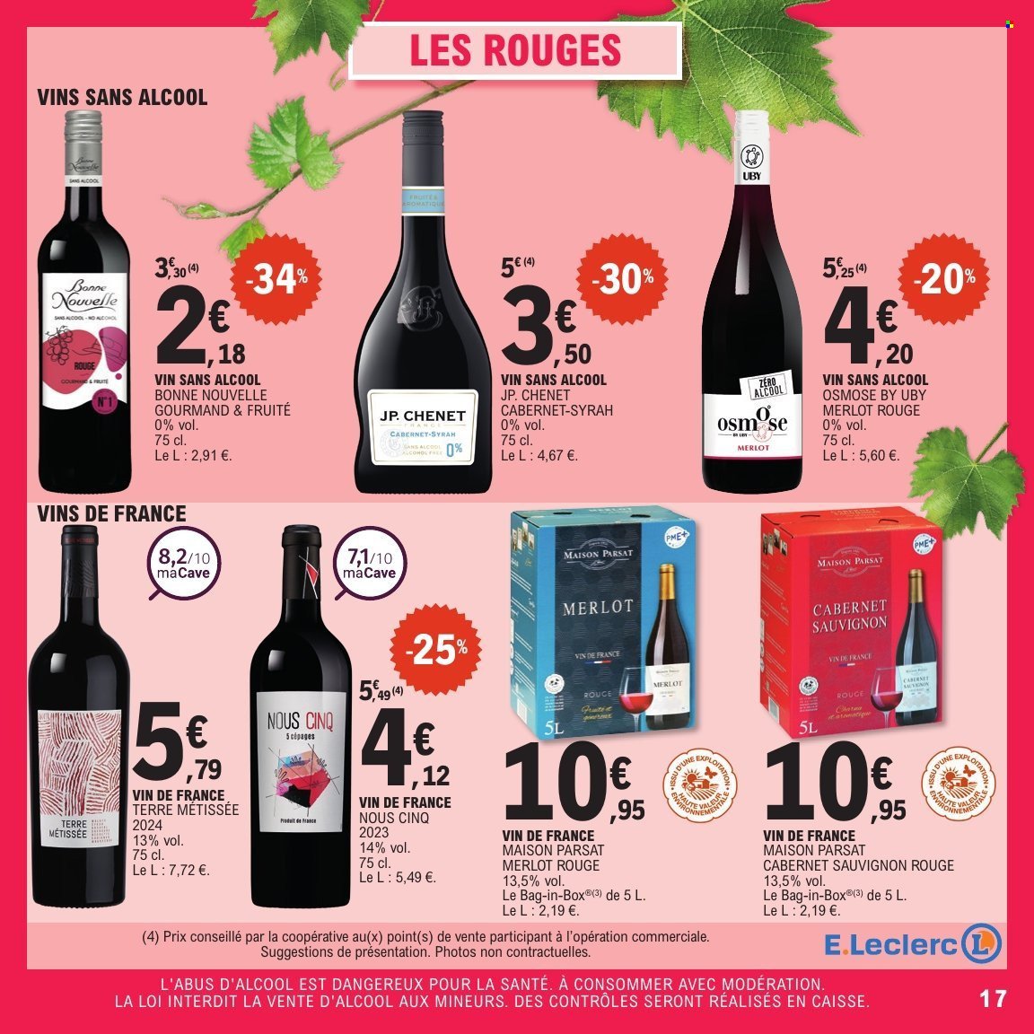 Catalogue E.LECLERC - Vins printemps (2026-04-14 - 2026-04-25)