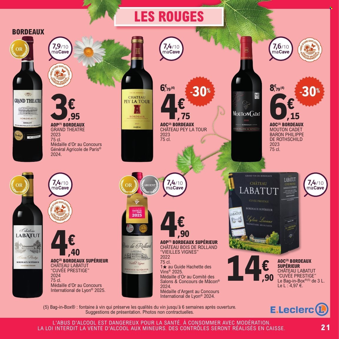 Catalogue E.LECLERC - Vins printemps (2026-04-14 - 2026-04-25)