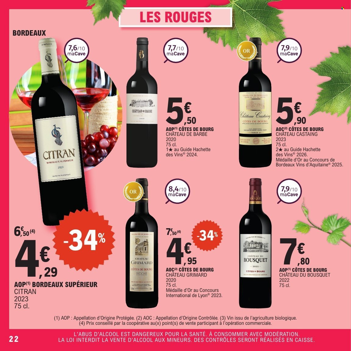 Catalogue E.LECLERC - Vins printemps (2026-04-14 - 2026-04-25)