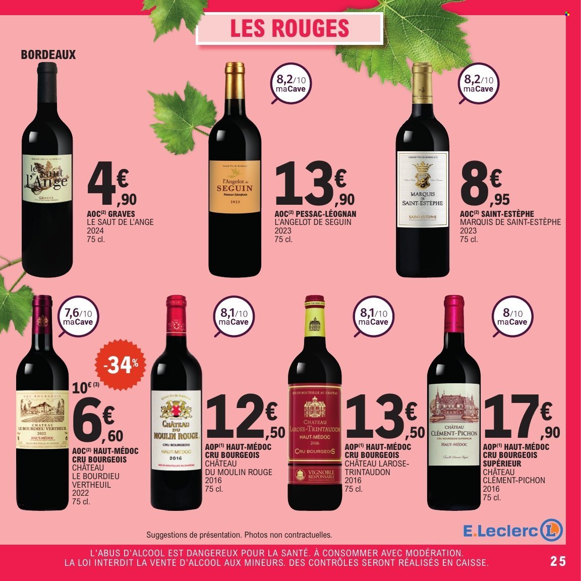 Catalogue E.LECLERC - Vins printemps (2026-04-14 - 2026-04-25)