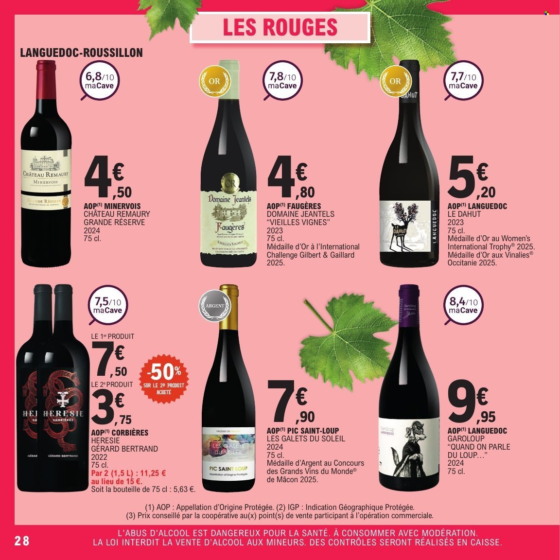 Catalogue E.LECLERC - Vins printemps (2026-04-14 - 2026-04-25)