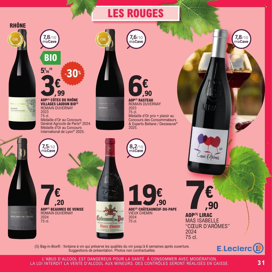 Catalogue E.LECLERC - Vins printemps (2026-04-14 - 2026-04-25)
