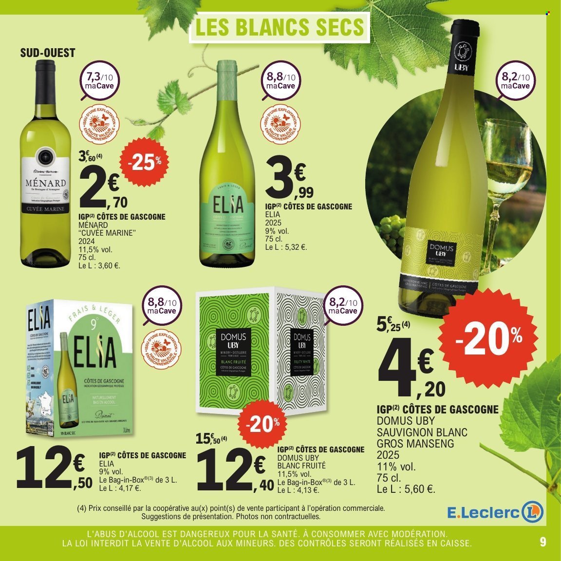 Catalogue E.LECLERC - Vins printemps (2026-04-14 - 2026-04-25)
