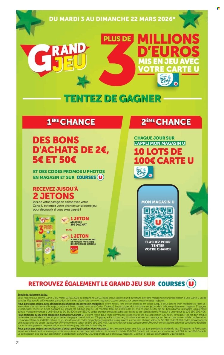 Catalogue SUPER U - Quinzaine des prix ultra bas