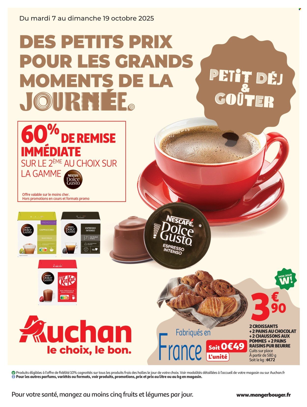 Catalogue AUCHAN - Des petits prix pour les grands moments de la journée (2025-10-07 - 2025-10-19)