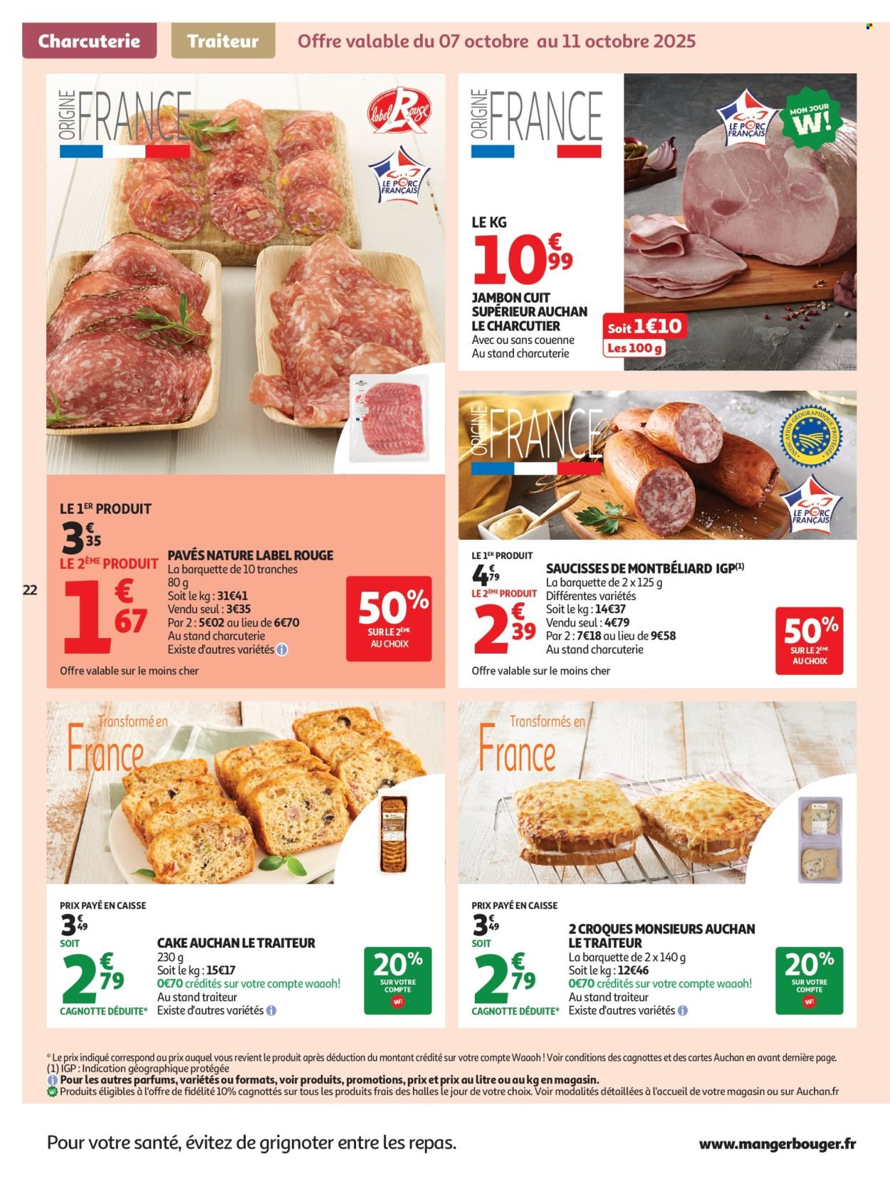 Catalogue AUCHAN - Des petits prix pour les grands moments de la journée (2025-10-07 - 2025-10-19)