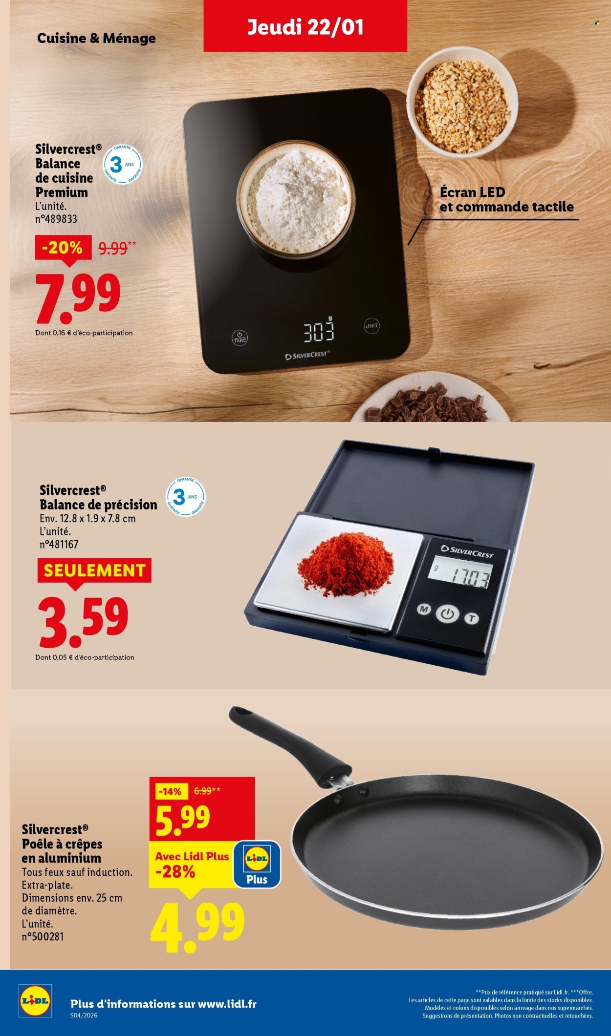 Catalogue LIDL - Les bonnes affaires de la semaine
