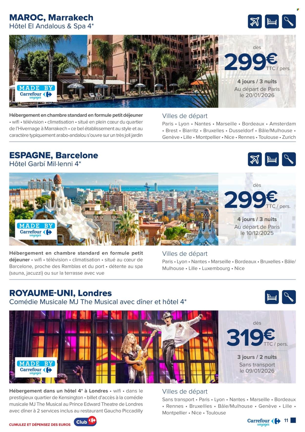 Catalogue CARREFOUR - VOYAGEZ TOUT SIMPLEMENT (2025-10-13 - 2026-01-18)