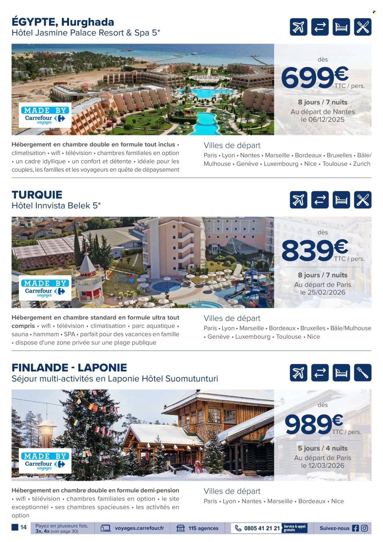 Catalogue CARREFOUR - VOYAGEZ TOUT SIMPLEMENT (2025-10-13 - 2026-01-18)