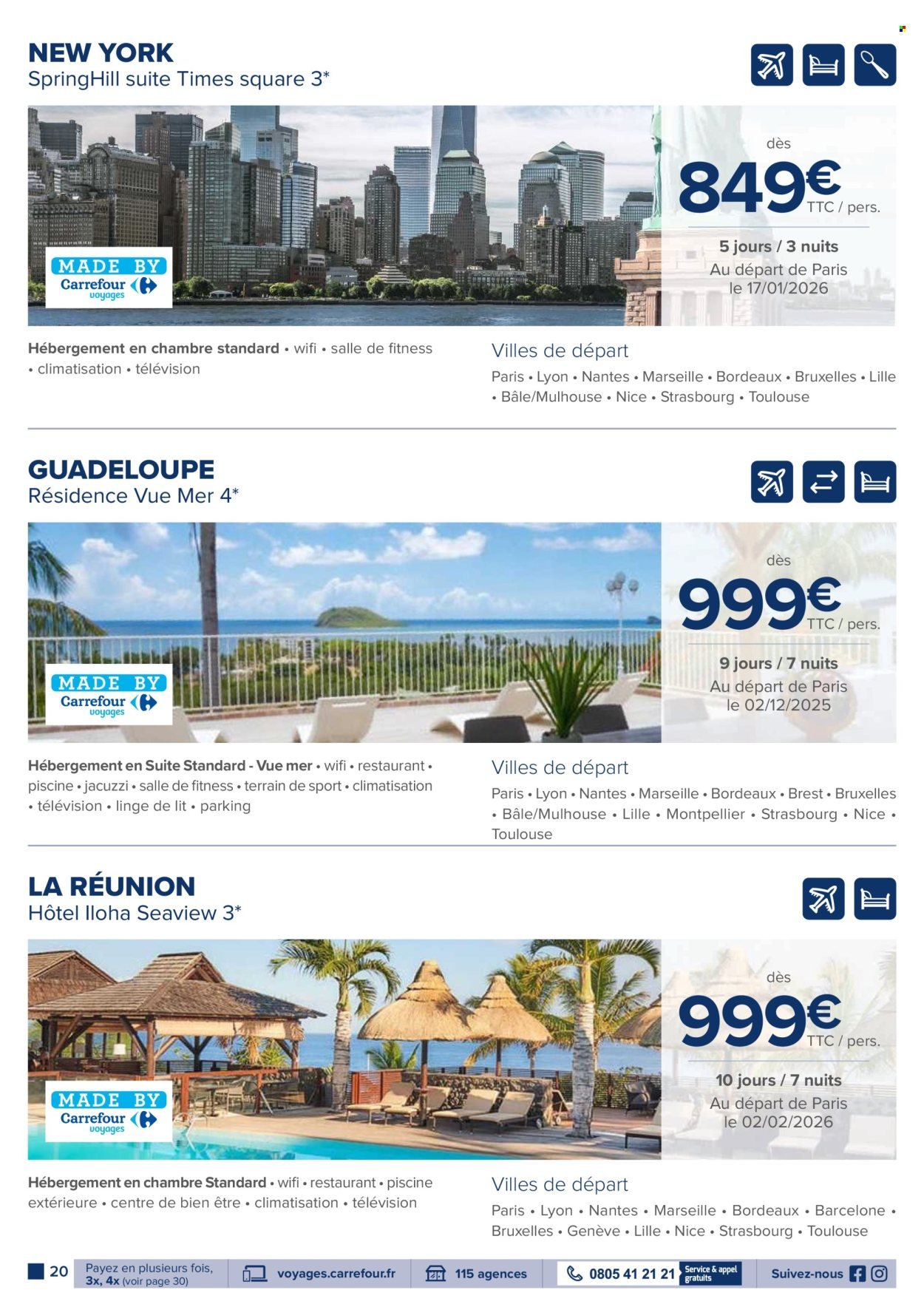 Catalogue CARREFOUR - VOYAGEZ TOUT SIMPLEMENT (2025-10-13 - 2026-01-18)
