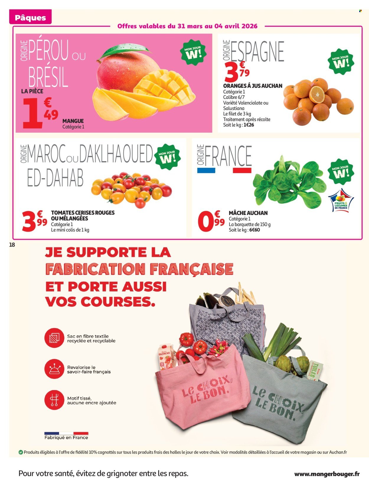Catalogue AUCHAN - Pâques hypers (2026-03-31 - 2026-04-06)
