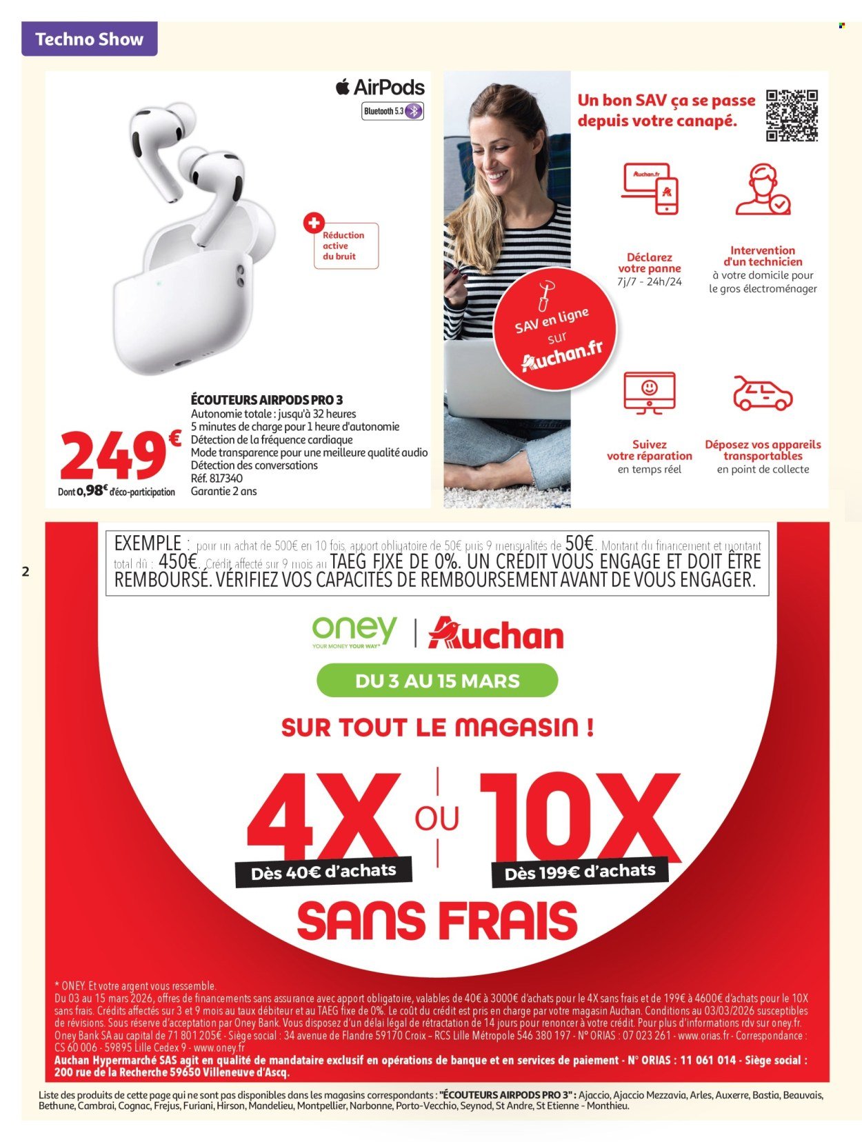 Catalogue AUCHAN - High tech électroménager