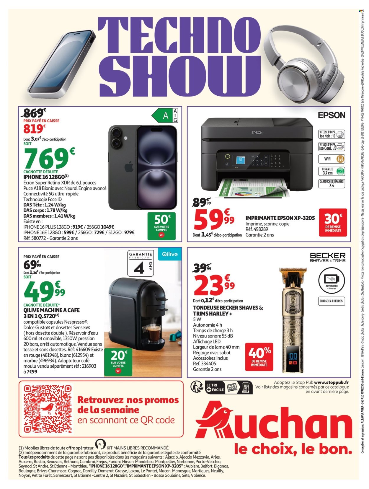Catalogue AUCHAN - High tech électroménager