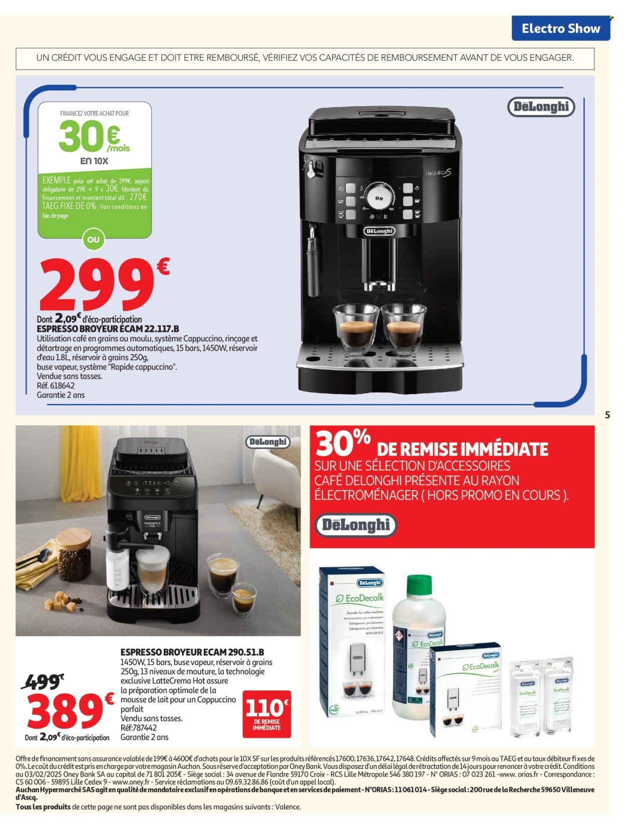 Catalogue AUCHAN - ElectroShow hypermarchés