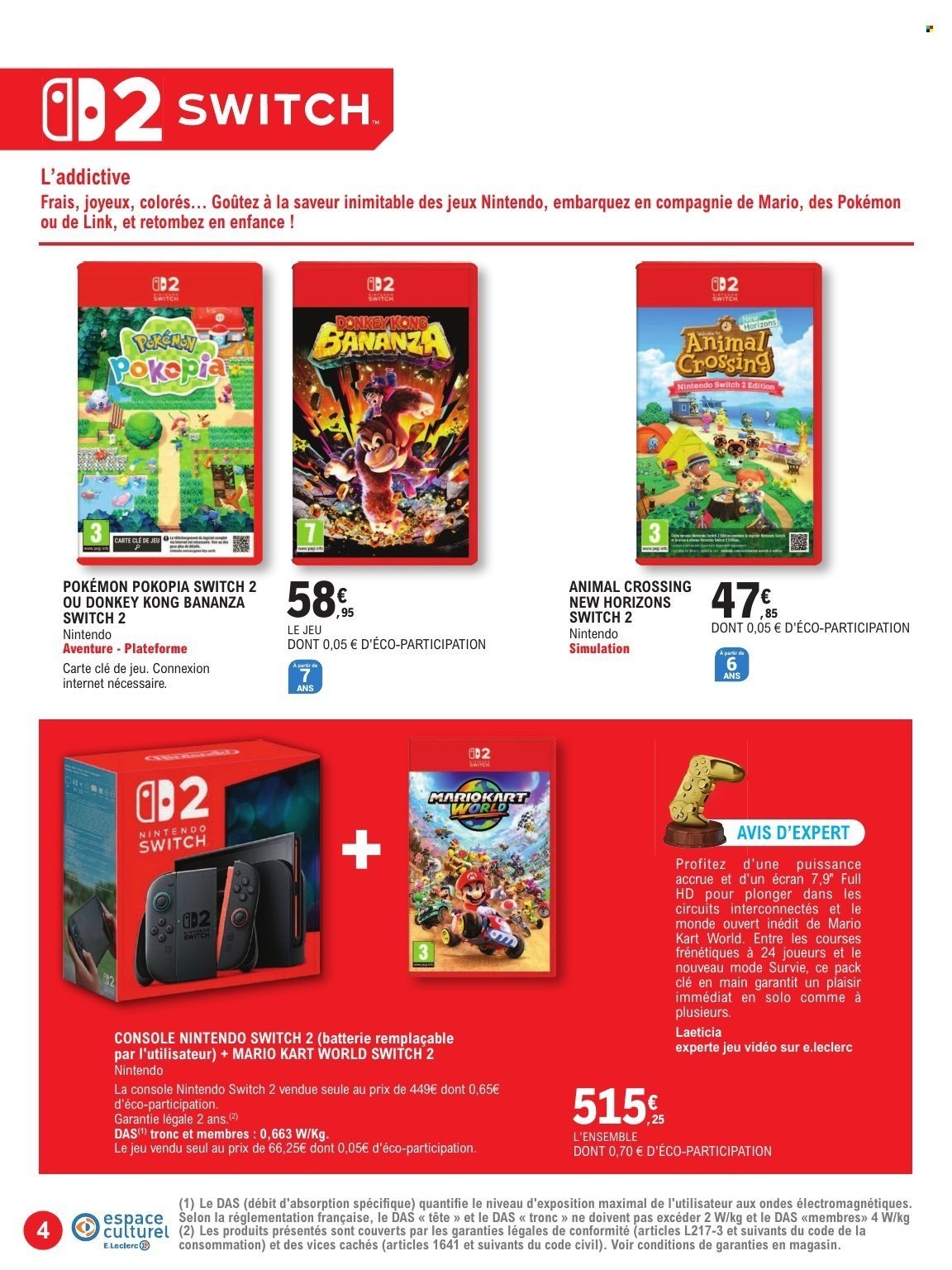 Catalogue E.LECLERC - GUIDE JEU VIDEO
