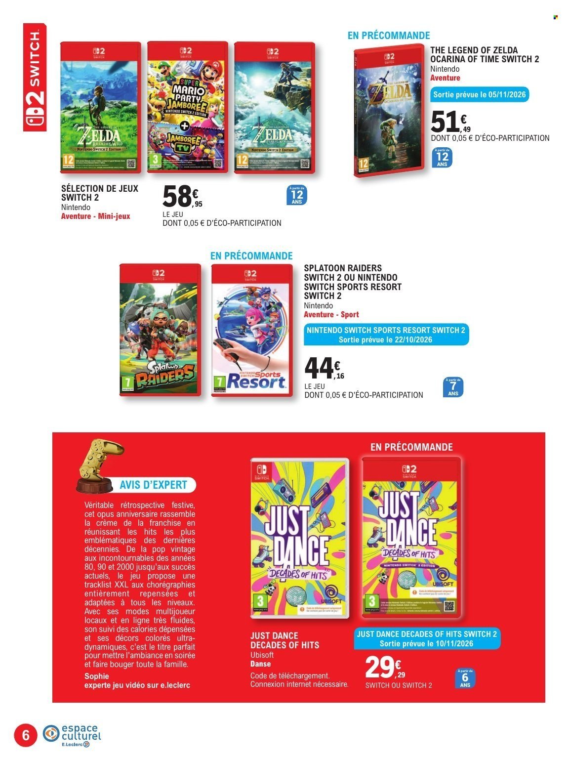 Catalogue E.LECLERC - GUIDE JEU VIDEO