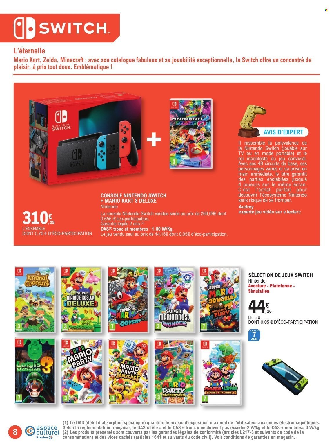 Catalogue E.LECLERC - GUIDE JEU VIDEO