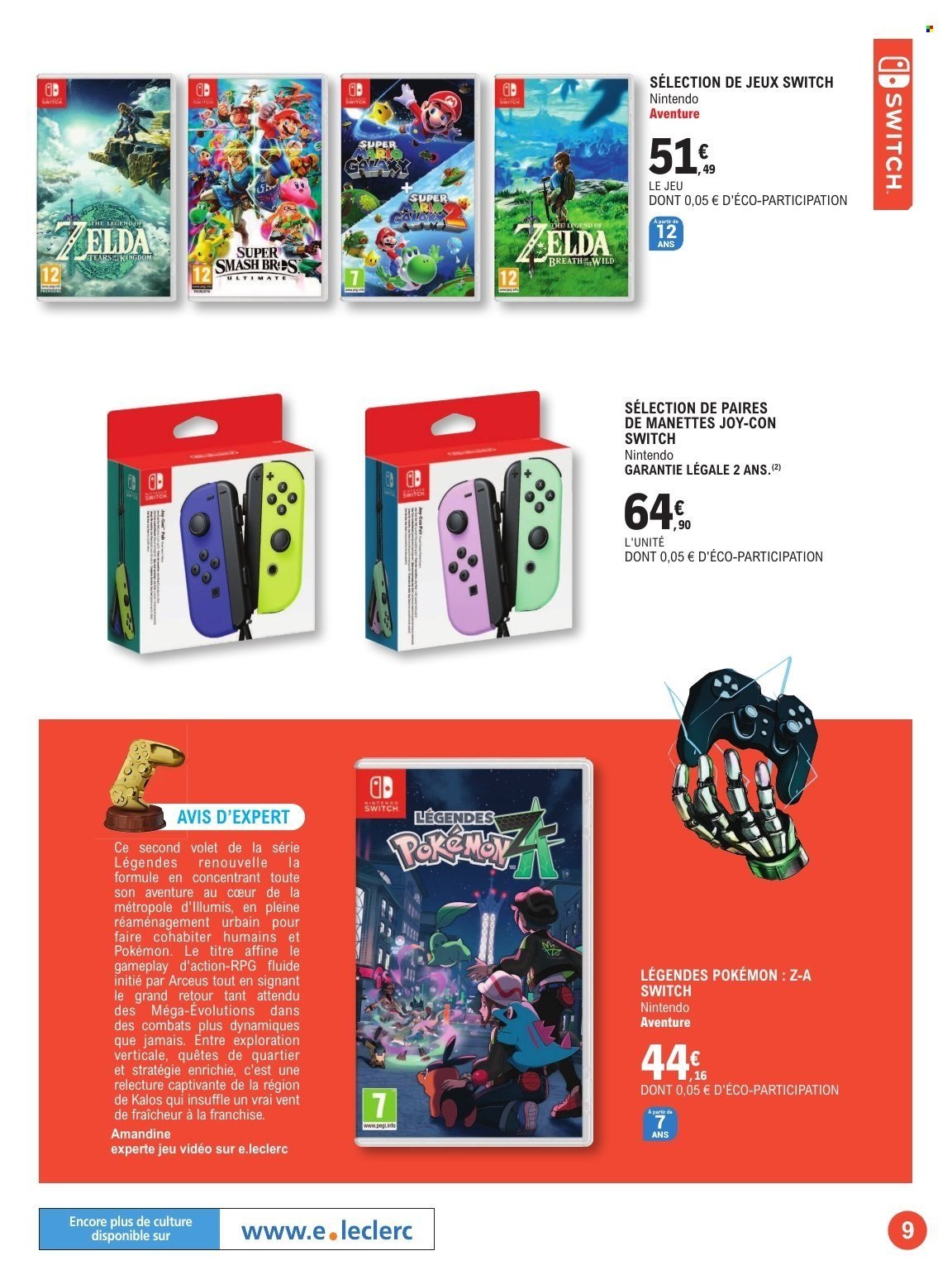 Catalogue E.LECLERC - GUIDE JEU VIDEO