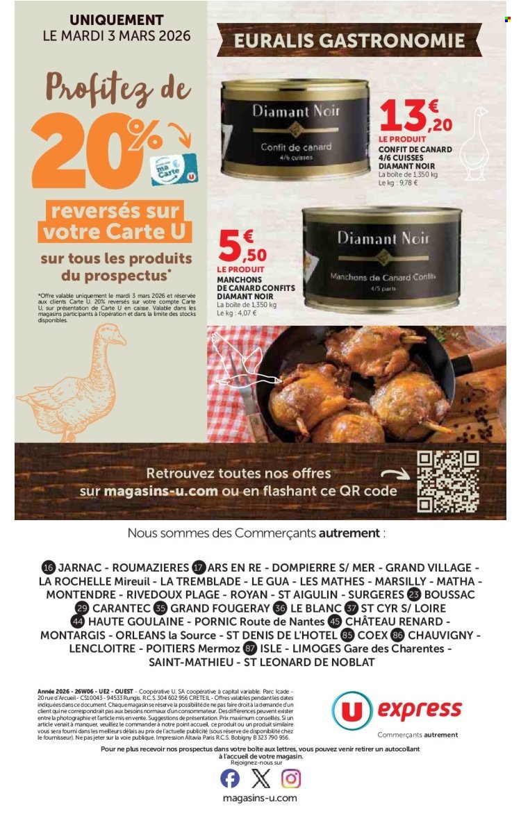 Catalogue U EXPRESS - Foire au gras