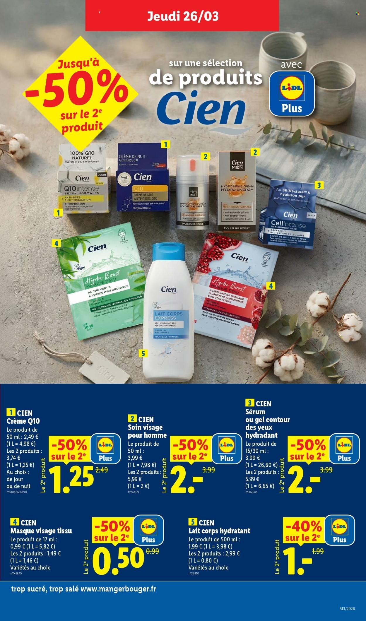 Catalogue LIDL - Les promos de la semaine (2026-03-26 - 2026-04-01)