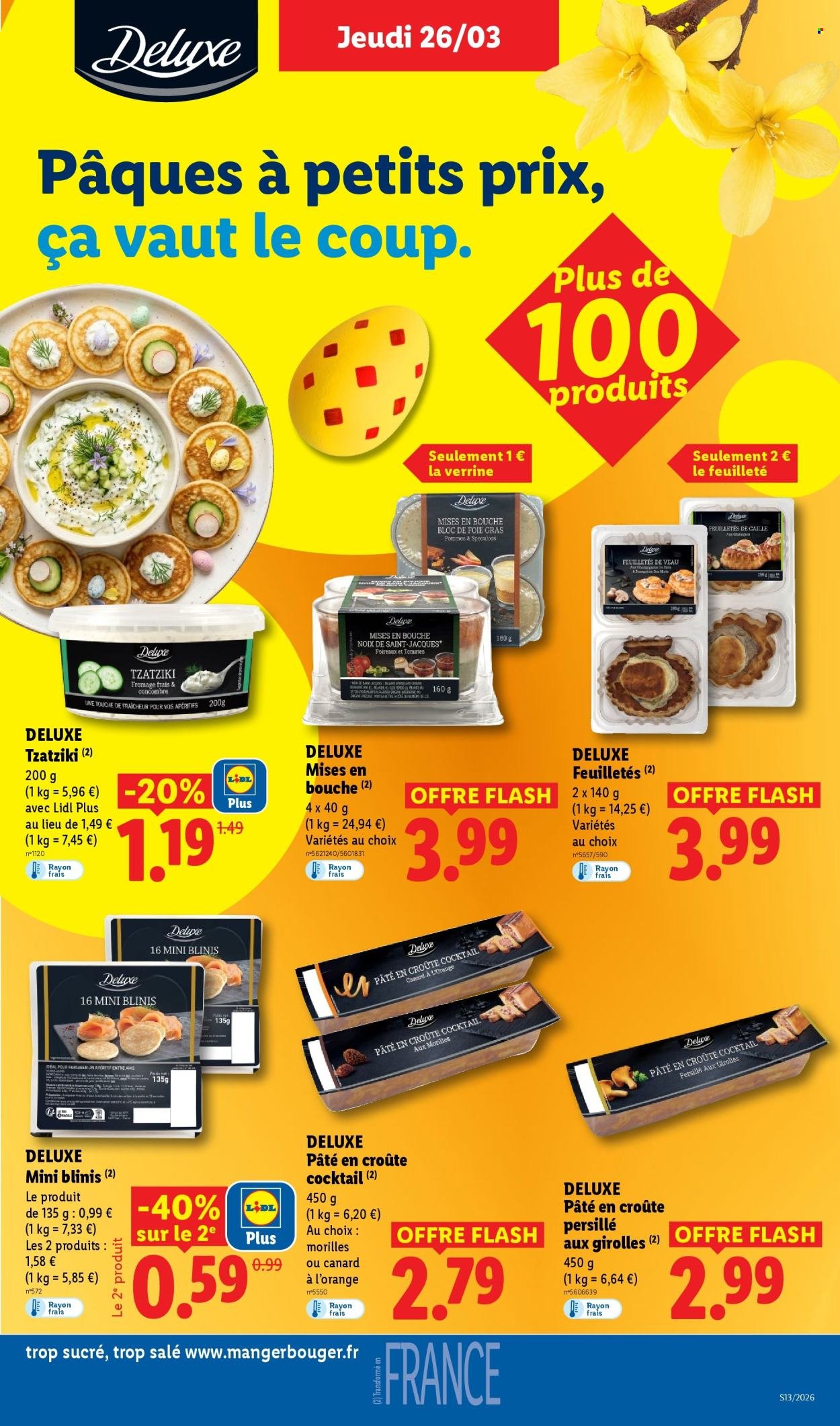 Catalogue LIDL - Les promos de la semaine (2026-03-26 - 2026-04-01)