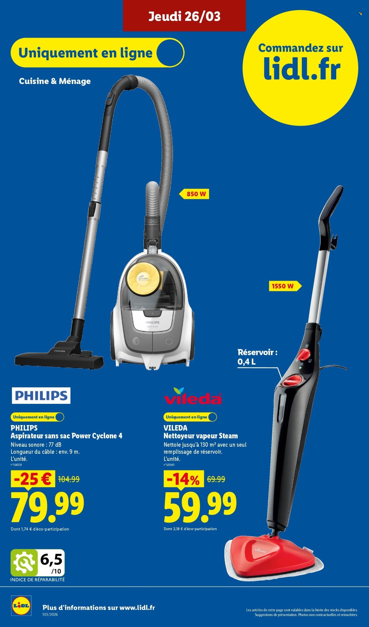 Catalogue LIDL - Les promos de la semaine (2026-03-26 - 2026-04-01)