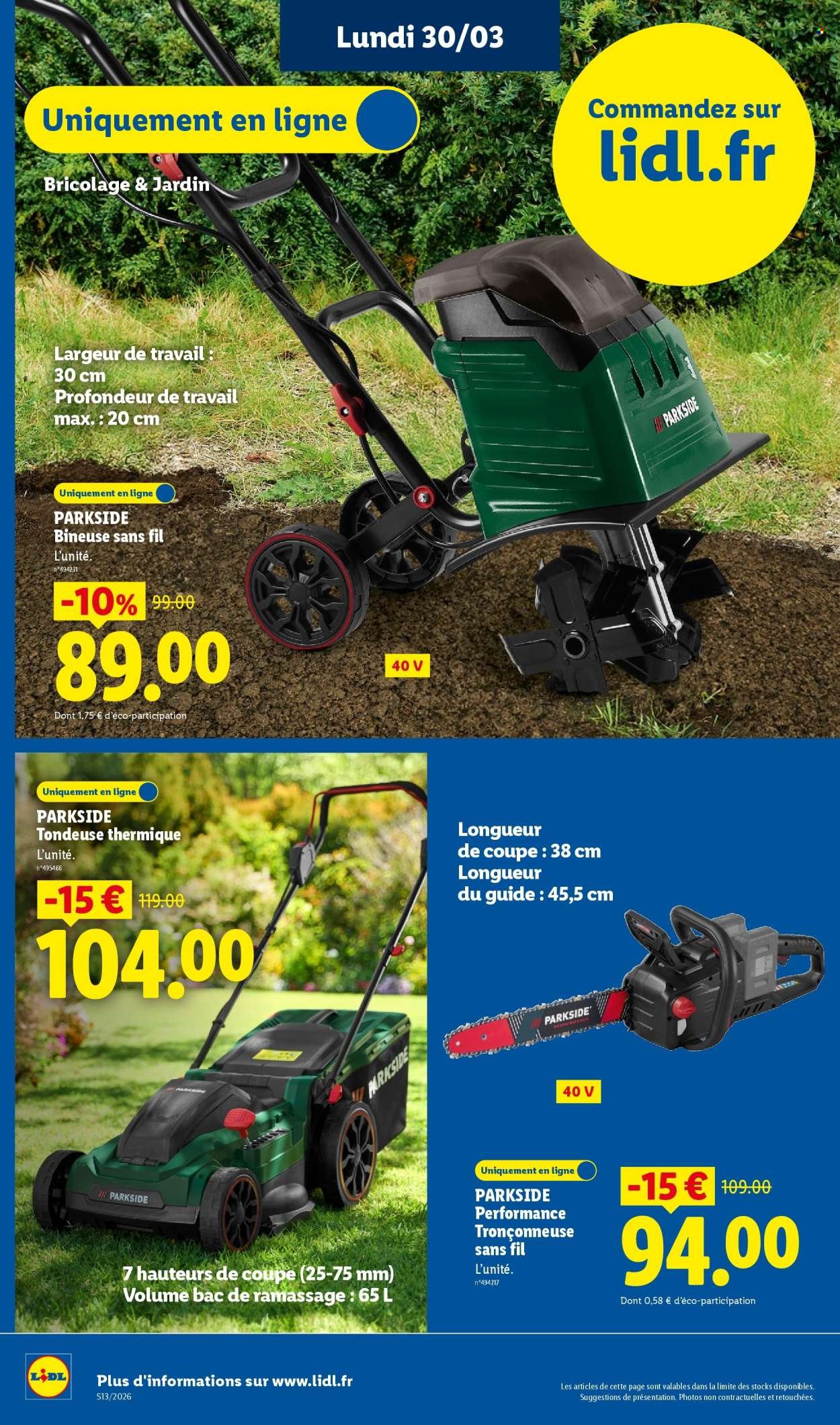 Catalogue LIDL - Les promos de la semaine (2026-03-26 - 2026-04-01)