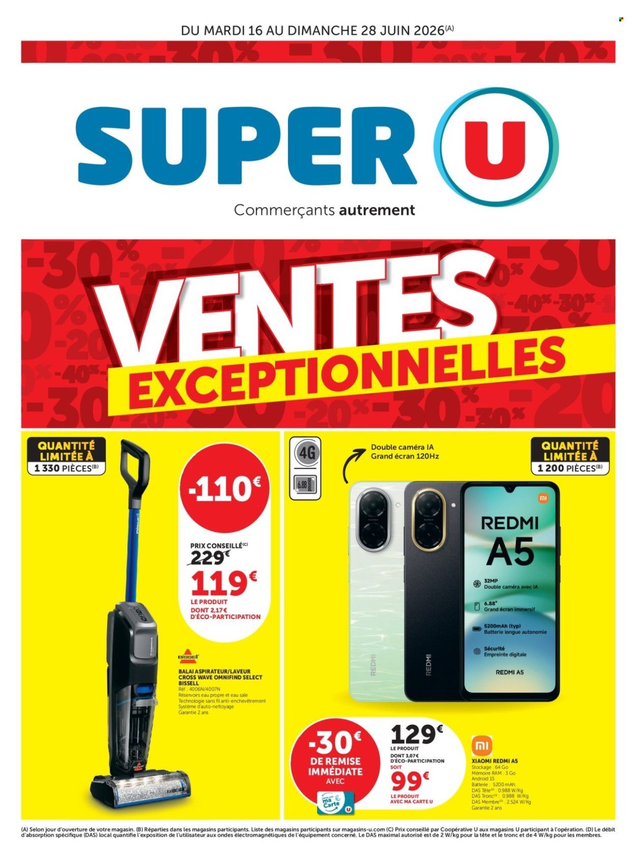 Catalogue SUPER U - Ventes exceptionnelles !