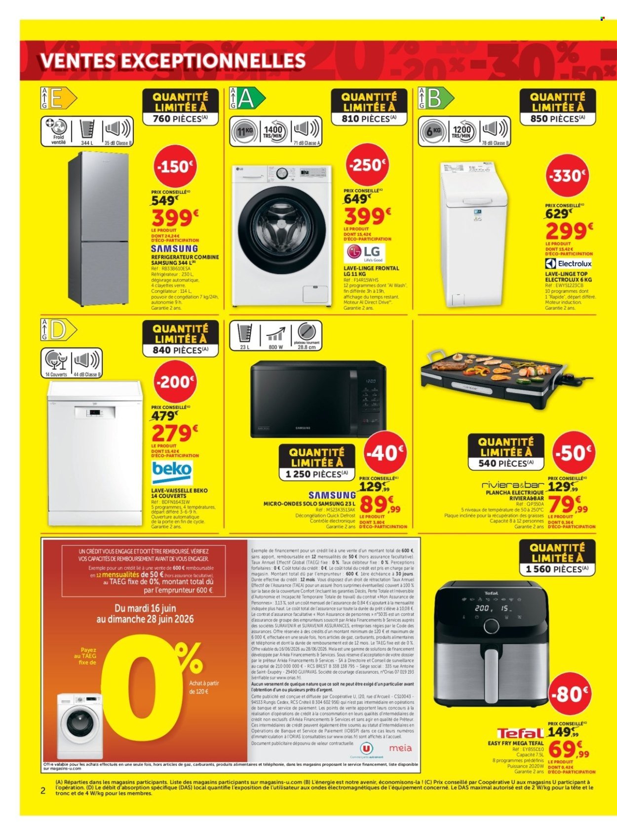 Catalogue SUPER U - Ventes exceptionnelles !