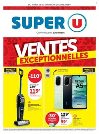 Catalogue SUPER U - Ventes exceptionnelles !