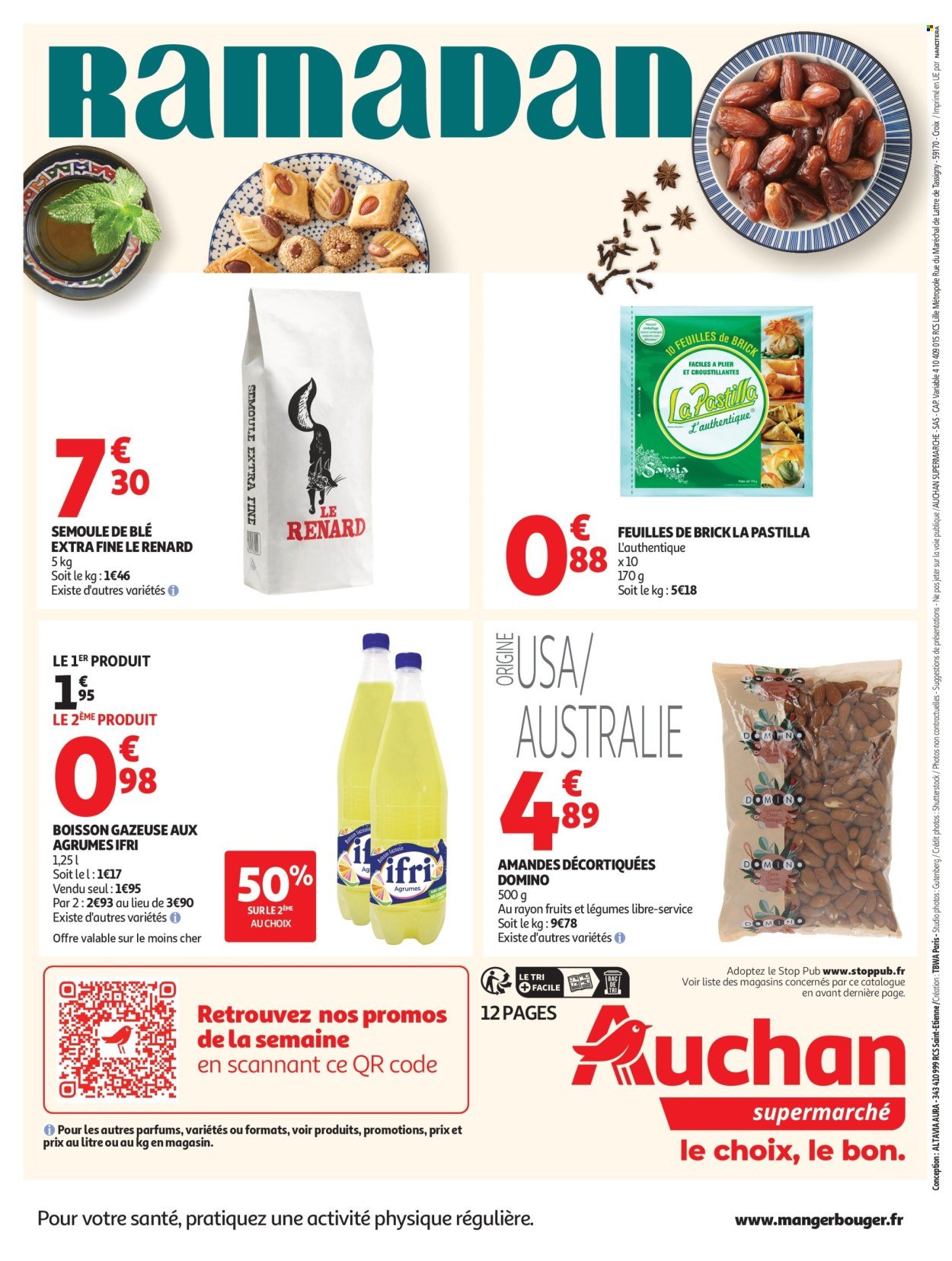 Catalogue AUCHAN - Promos Ramadan supers