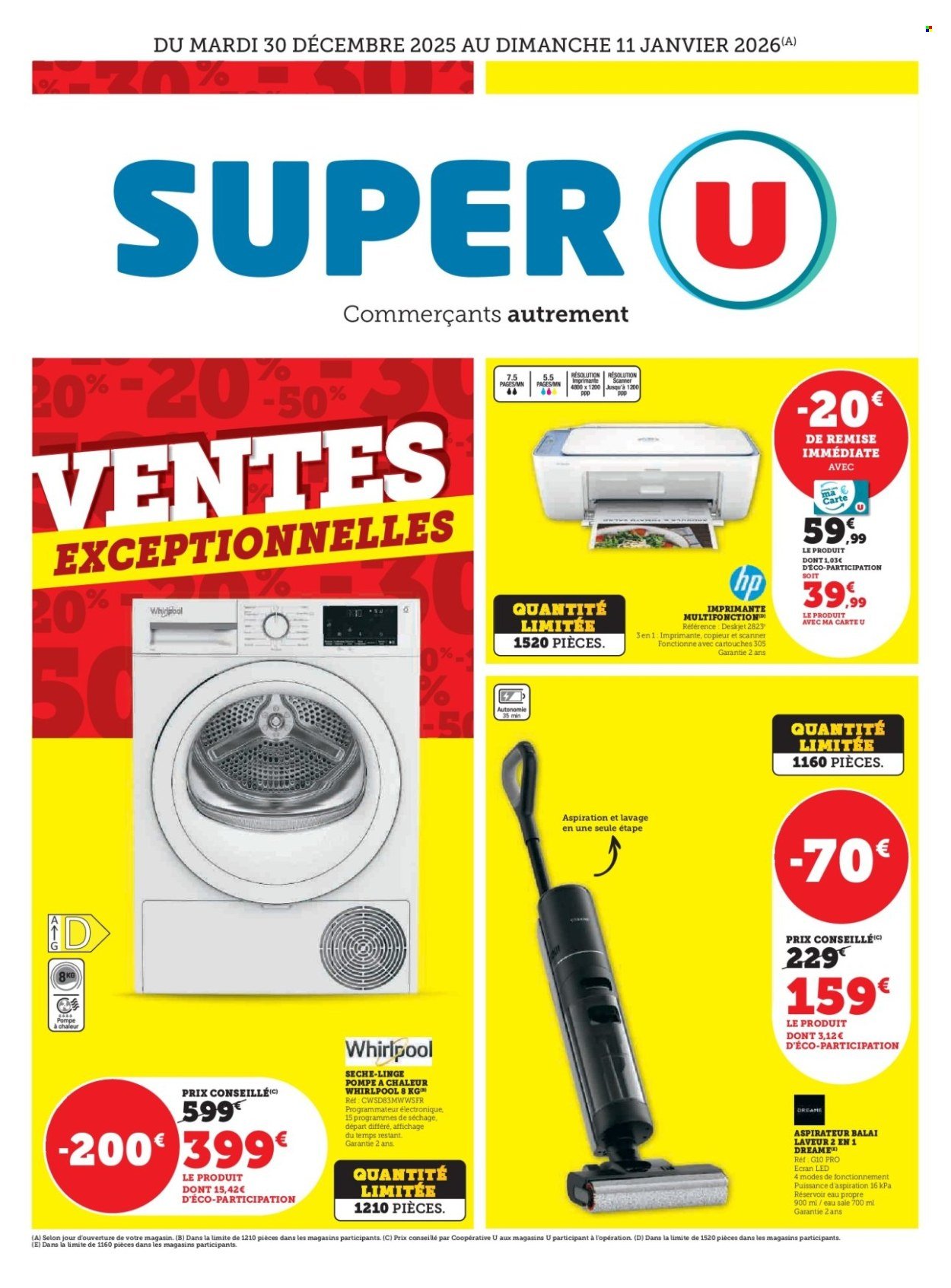Catalogue SUPER U - Ventes exceptionnelles !