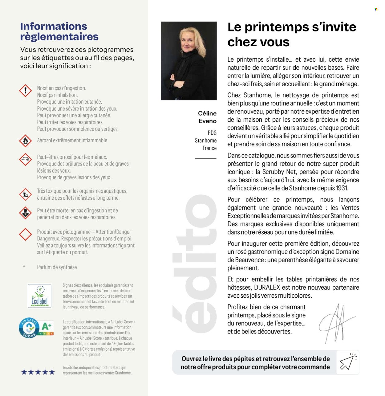 Catalogue STANHOME - Le grand ménage de printemps