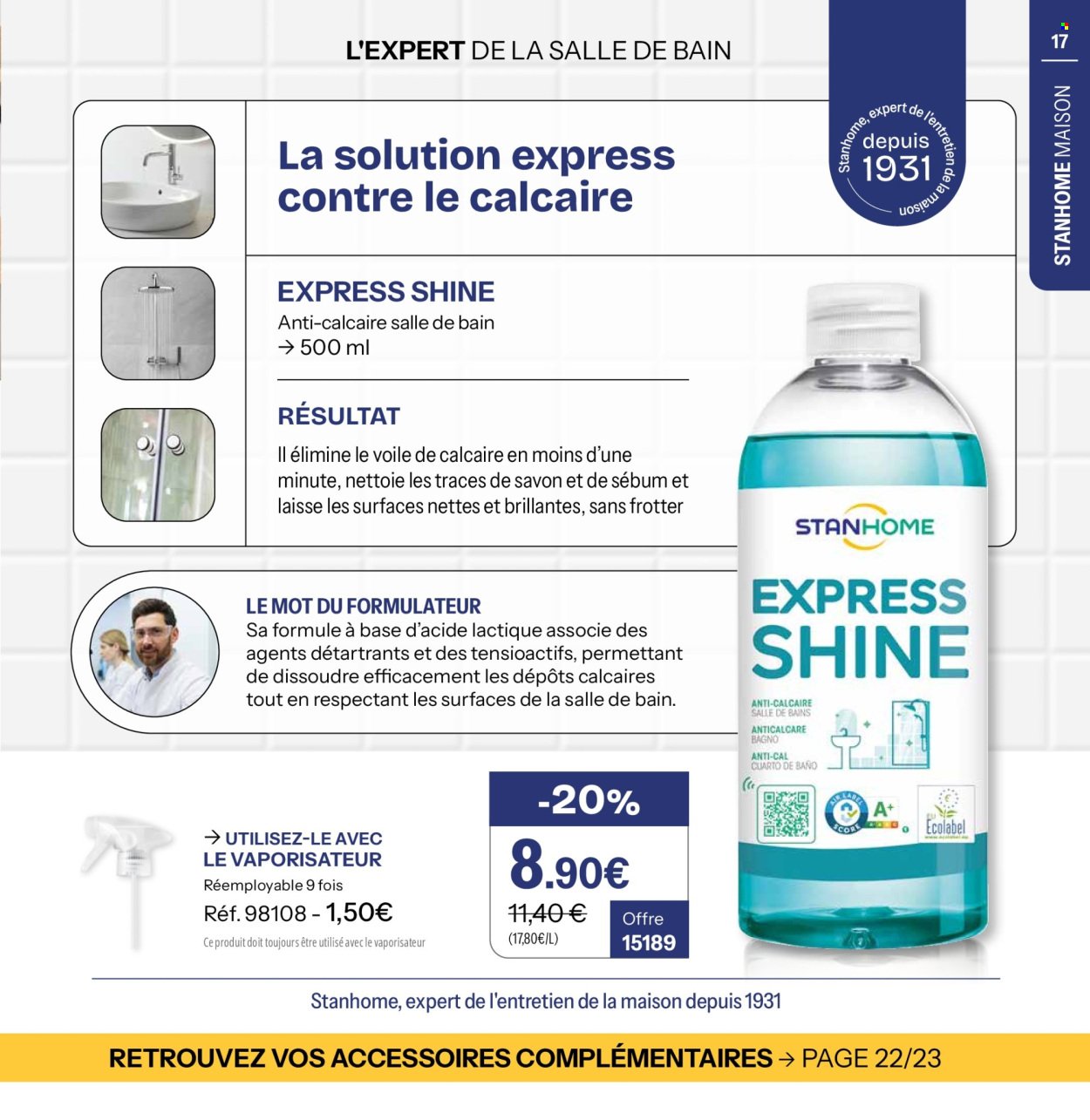 Catalogue STANHOME - Le grand ménage de printemps