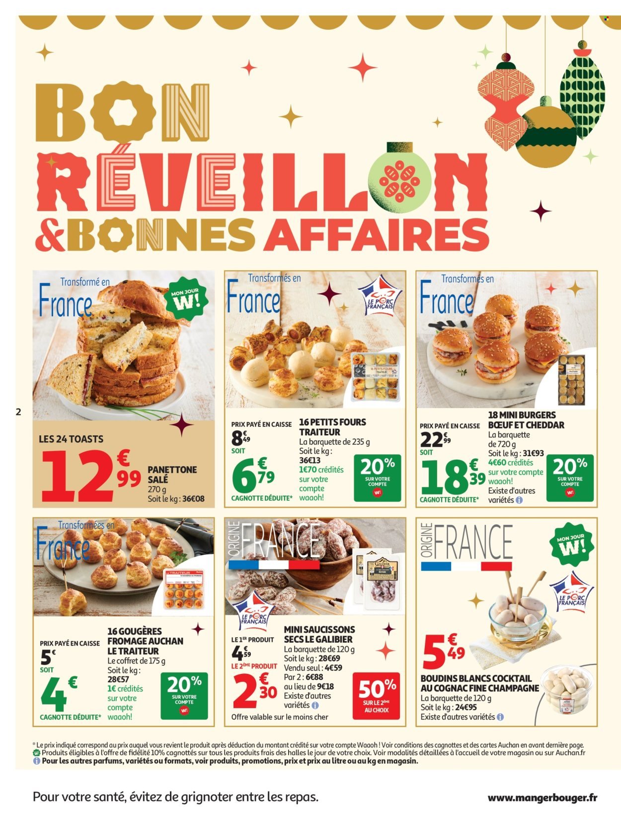 Catalogue AUCHAN - Du fromage au bon prix