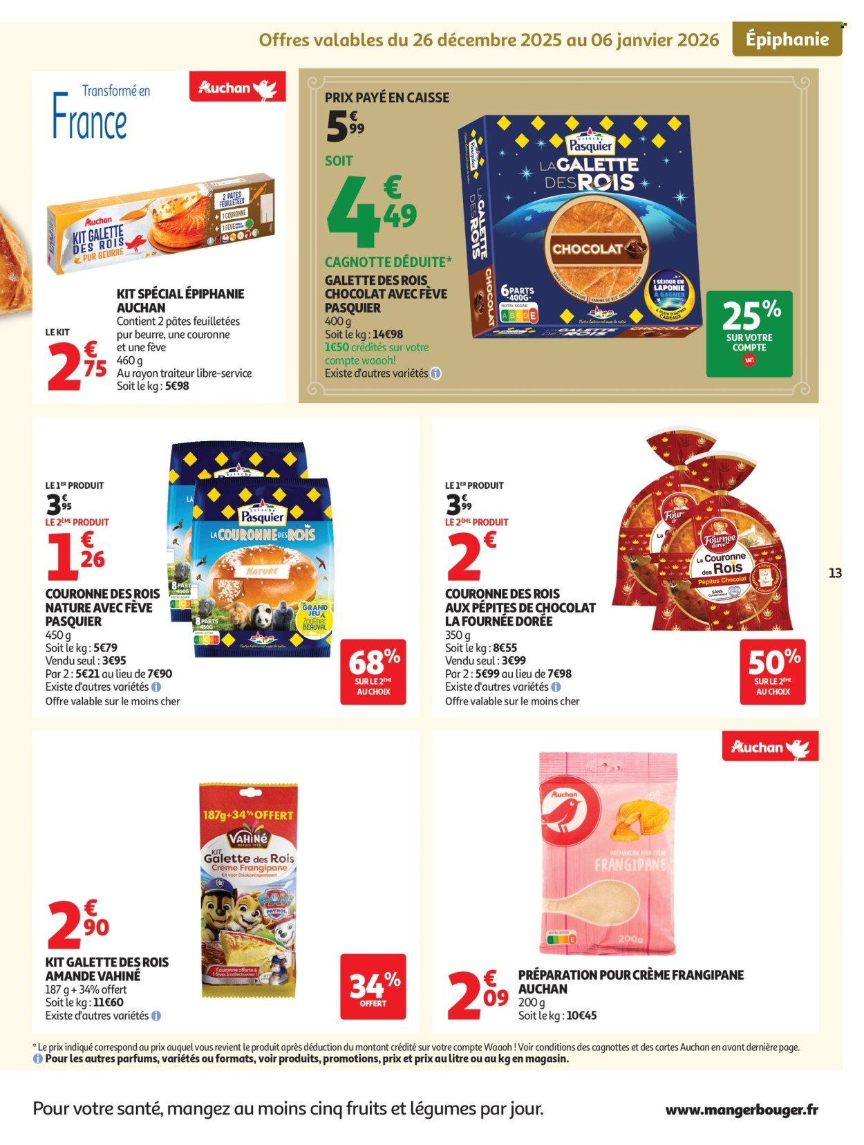 Catalogue AUCHAN - Du fromage au bon prix (2025-12-26 - 2025-12-31)