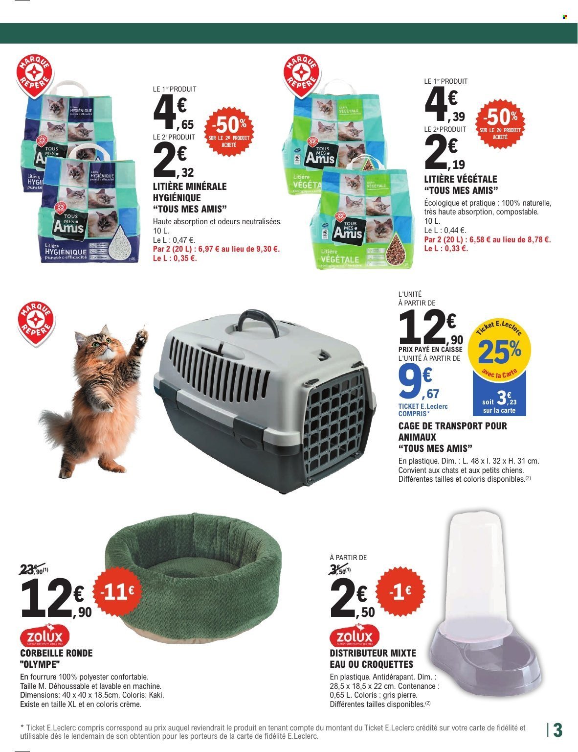 Catalogue E.LECLERC - TRAFIC ANIMALERIE