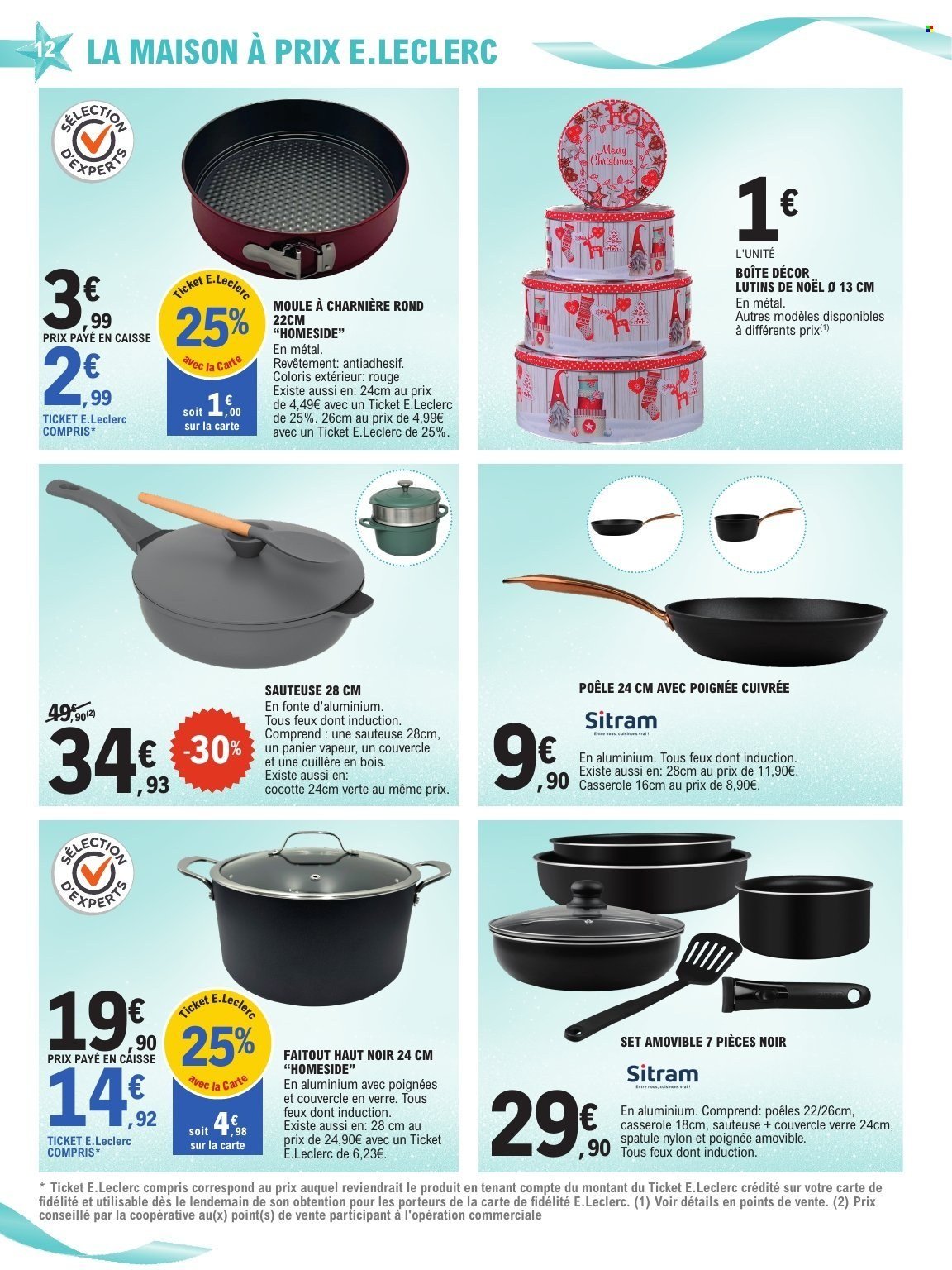 Catalogue E.LECLERC - CADEAUX - PREPARATION DE NOEL