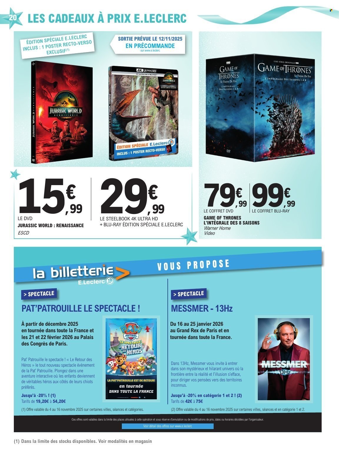 Catalogue E.LECLERC - CADEAUX - PREPARATION DE NOEL