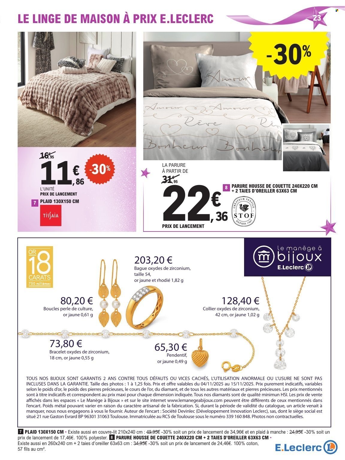 Catalogue E.LECLERC - CADEAUX - PREPARATION DE NOEL