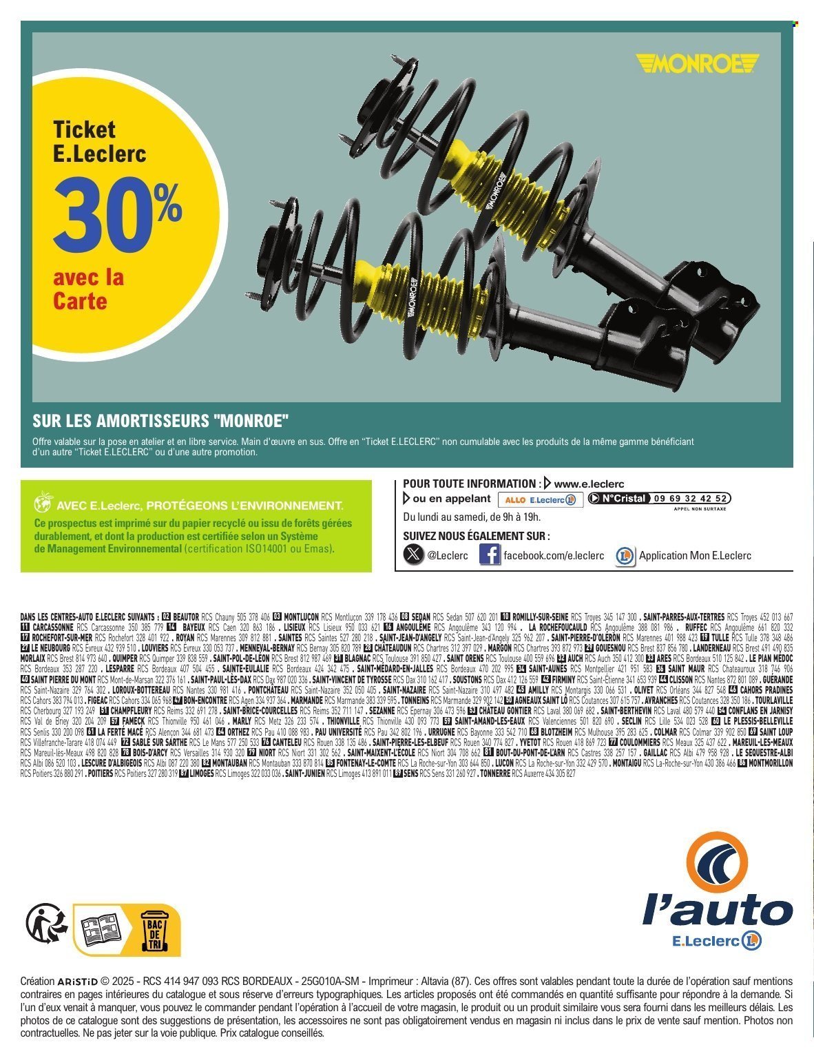 Catalogue E.LECLERC - THEMATIQUE ETE (2025-07-22 - 2025-08-09)