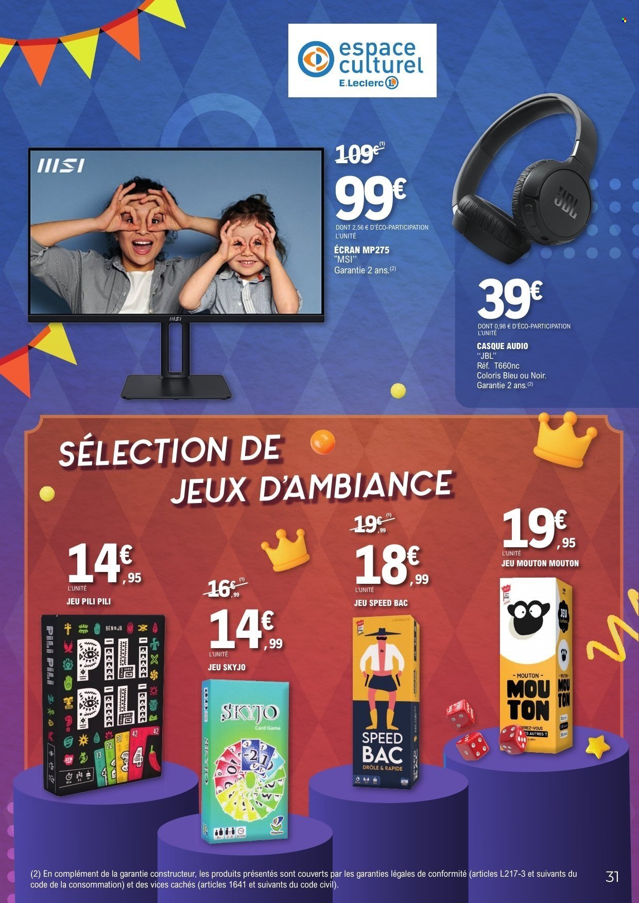Catalogue E.LECLERC - FETE DES PROMOS