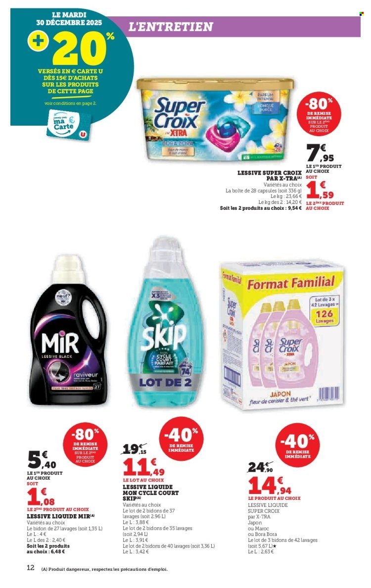 Catalogue SUPER U - Le blanc (2025-12-27 - 2026-01-11)