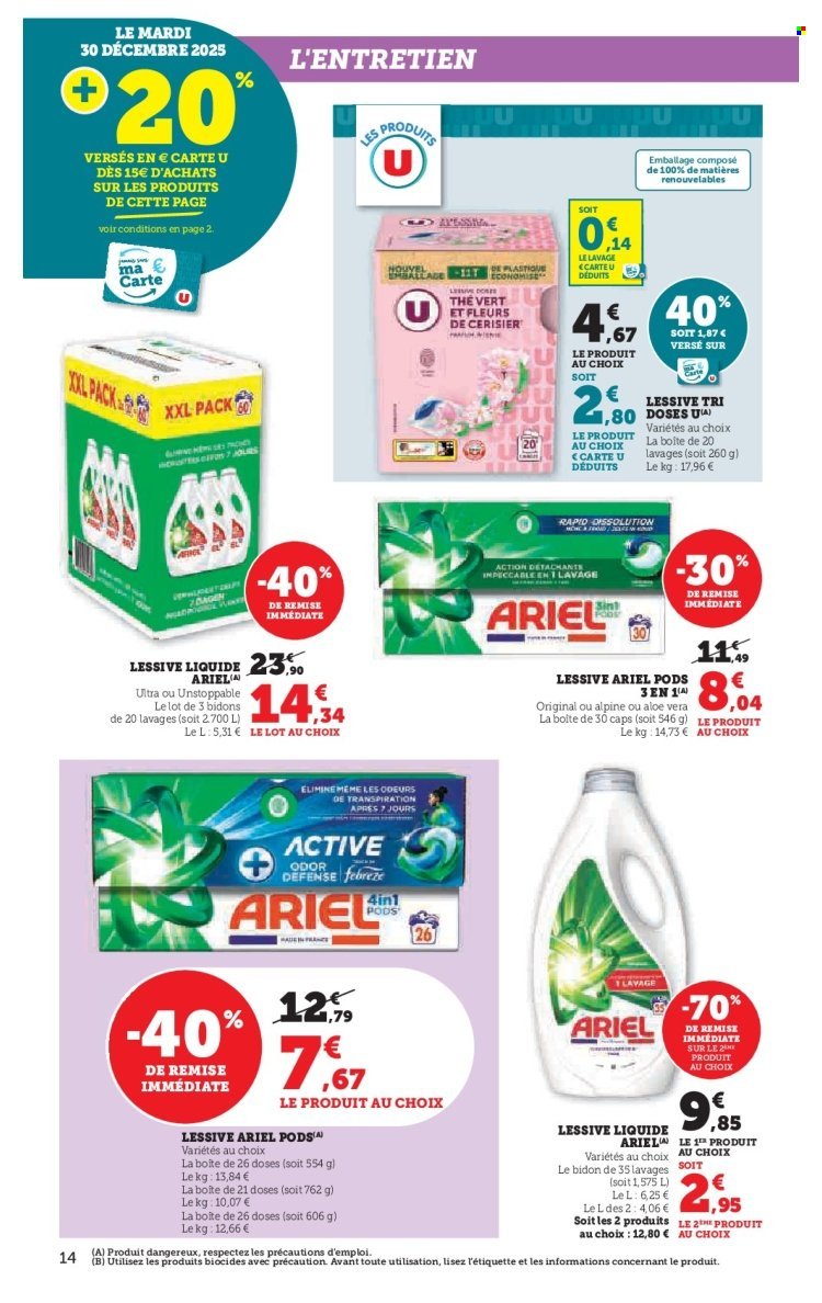 Catalogue SUPER U - Le blanc (2025-12-27 - 2026-01-11)