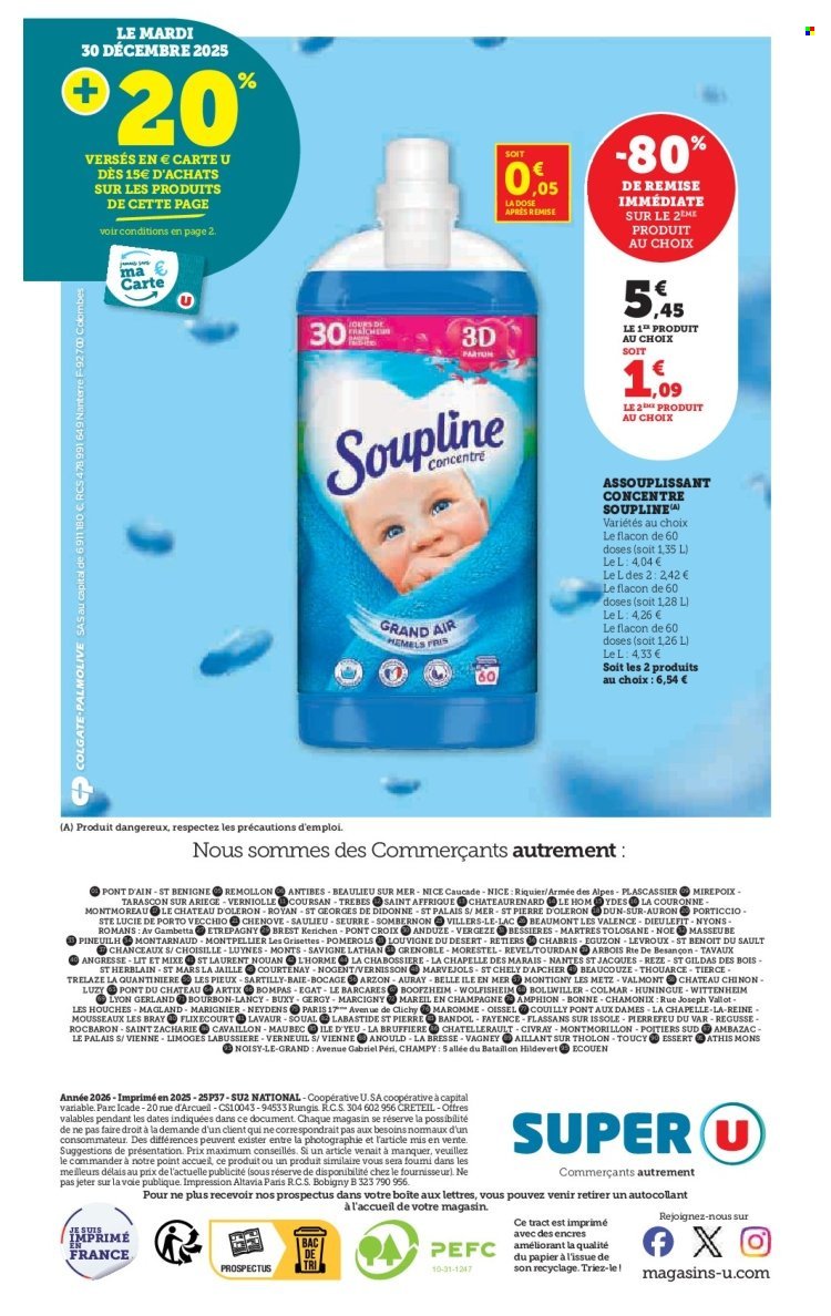 Catalogue SUPER U - Le blanc