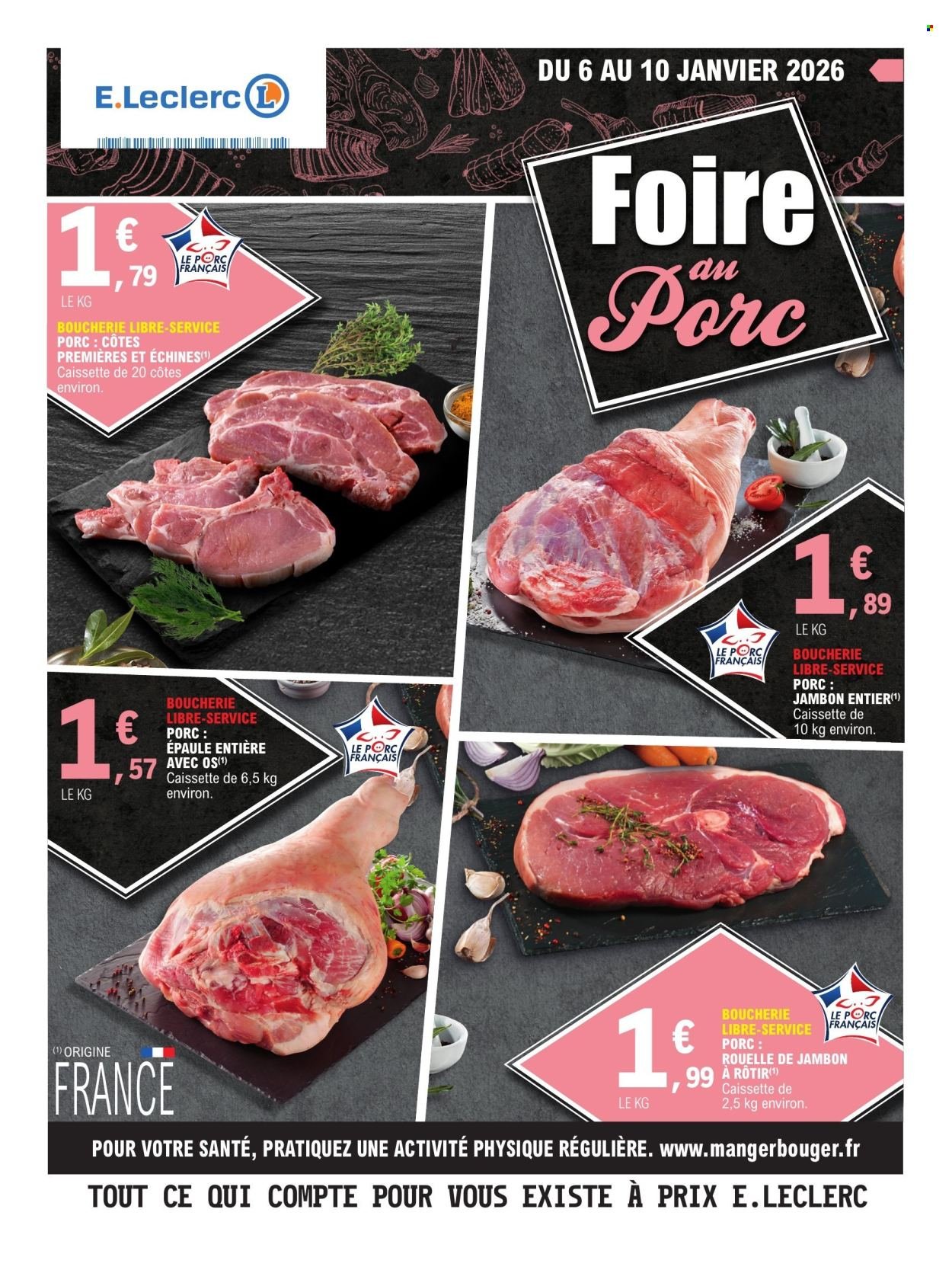 Catalogue E.LECLERC - Foire au porc régionale
